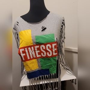 Large Retro Distressed T-shirt
